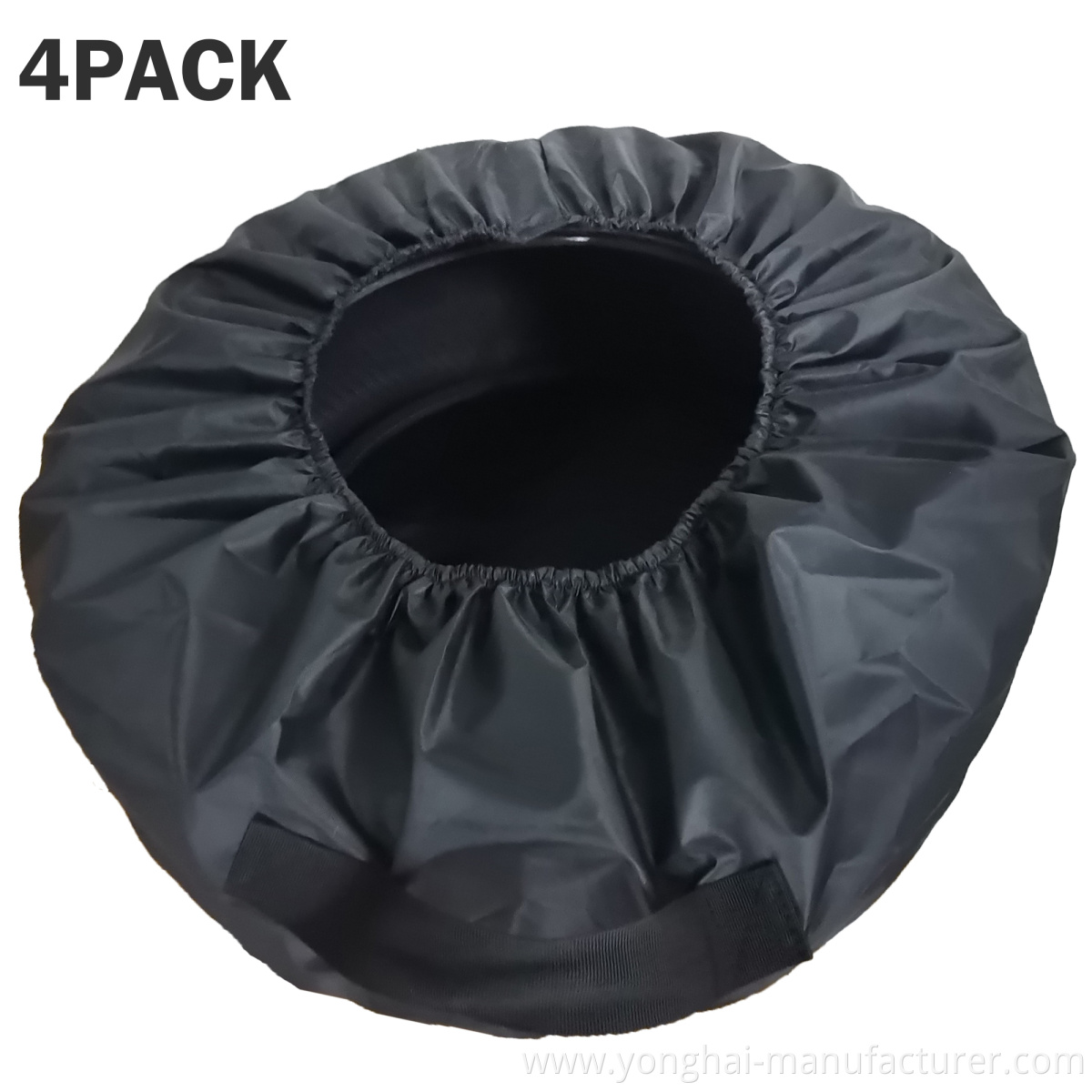 Tire Spare Tire Cover Portable Wheel Bags Winter Tire Cover Eco-Friendly Handle for Easy Transportation 4pcs Fits 21-26Inch